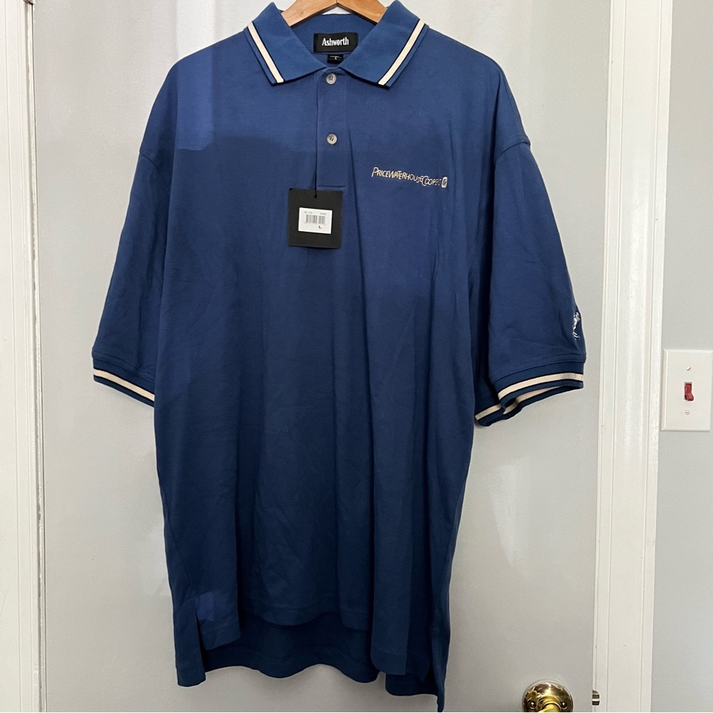 Ashworth 100% Cotton Polo Tee
